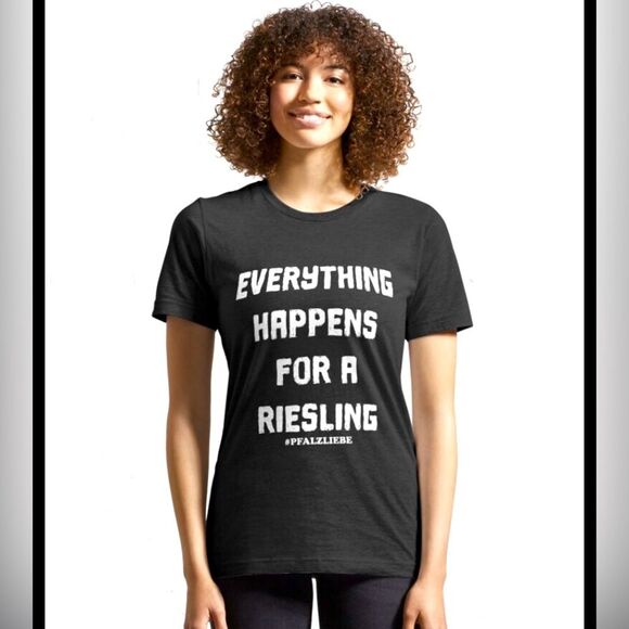 Bella + Canvas Everything happens for a Riesling V-neck - Picture 1 of 6